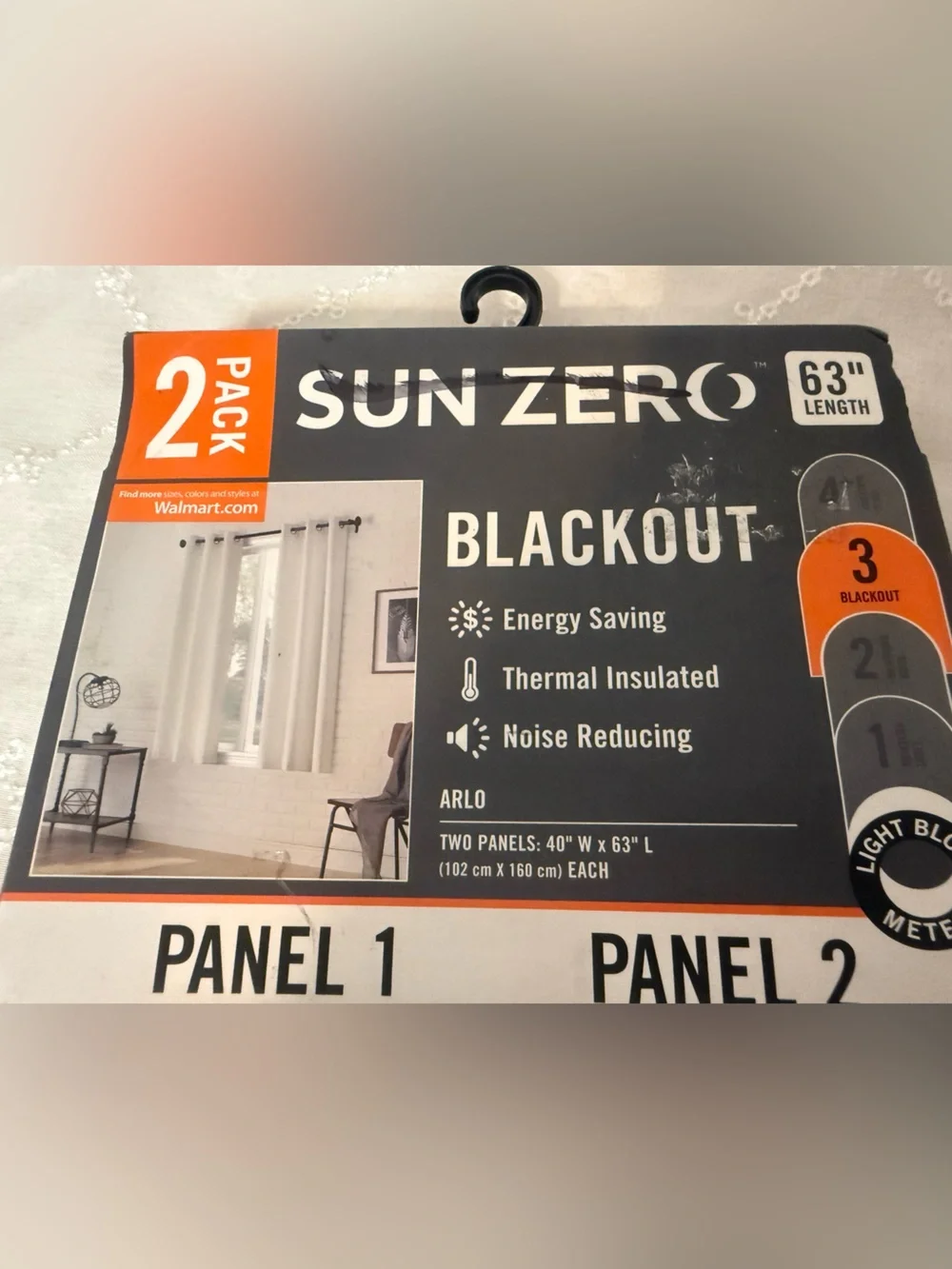 Blackout Panel 2-Pack in White